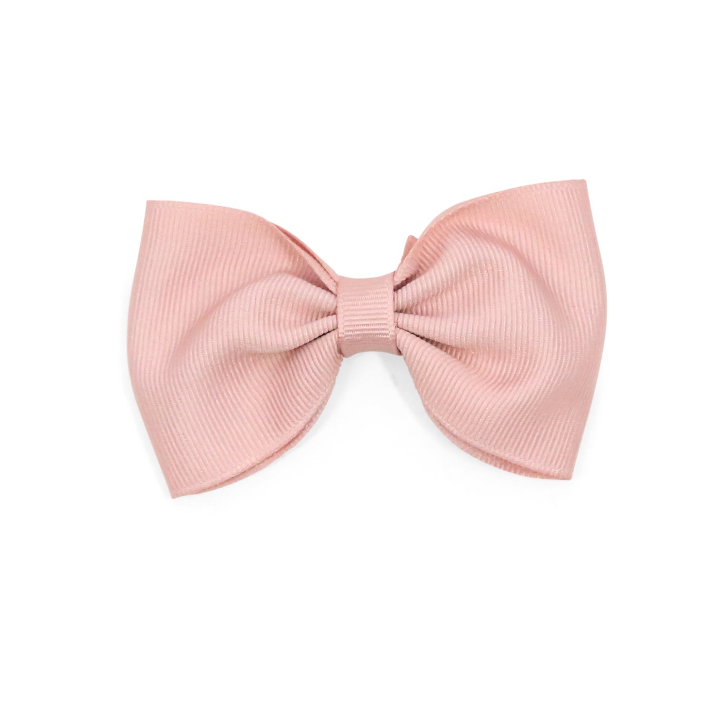 Grosgrain Bow Hair Clip (rose)