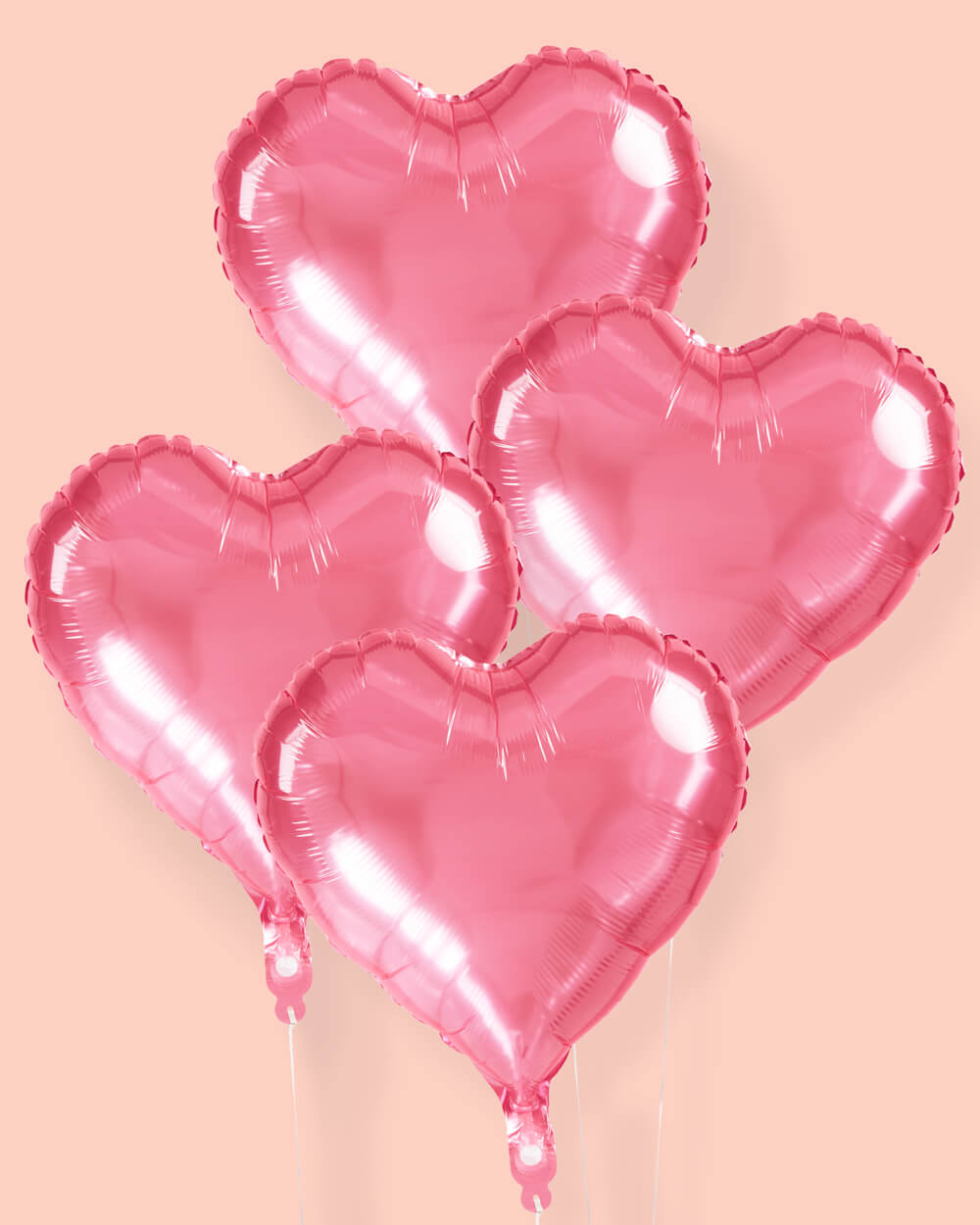 Lover Balloons - 4 Heart Balloons
