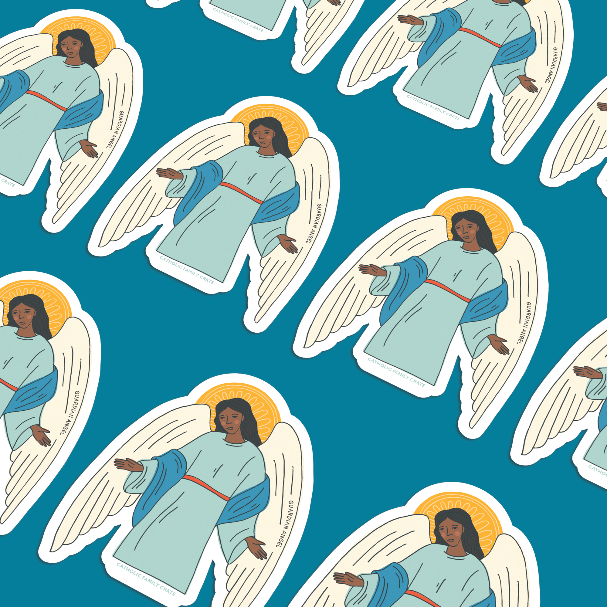 Guardian Angel Sticker