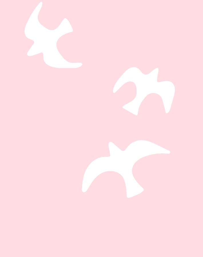 'gulls' Wallpaper By Tea Collection - Ballet Slipper