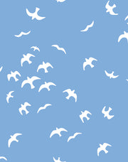 'gulls' Wallpaper By Tea Collection - Denim