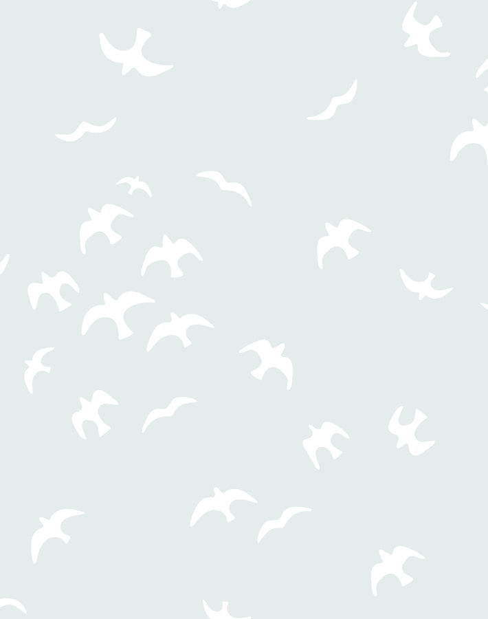 'gulls' Wallpaper By Tea Collection - Fog