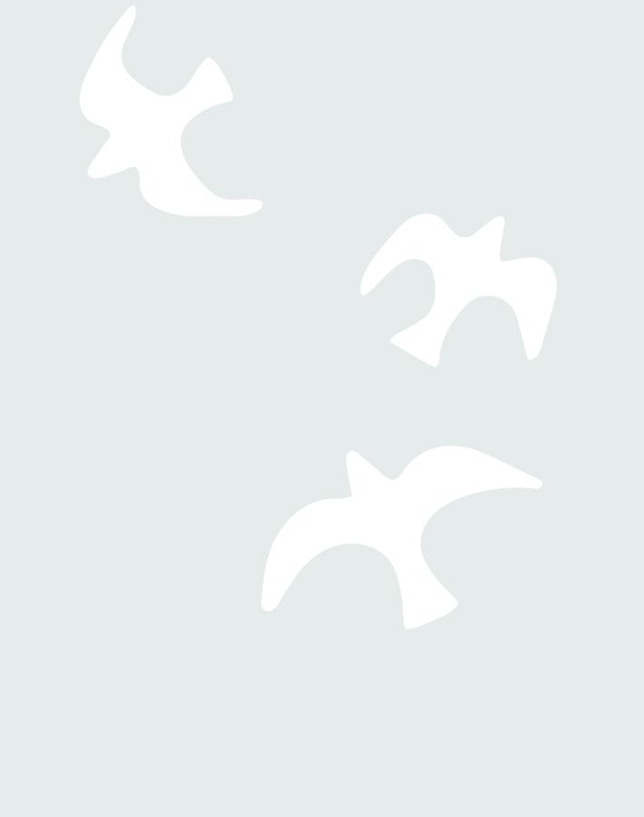 'gulls' Wallpaper By Tea Collection - Fog