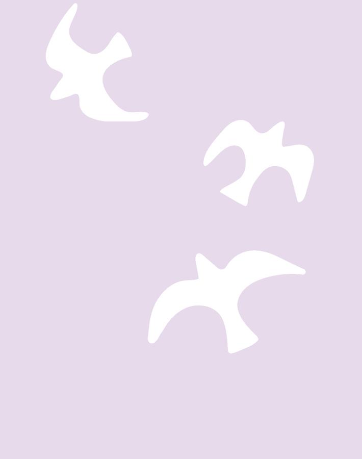 'gulls' Wallpaper By Tea Collection - Lavender