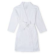 Gwen Girls' Pima Cotton Spa Wrap - White