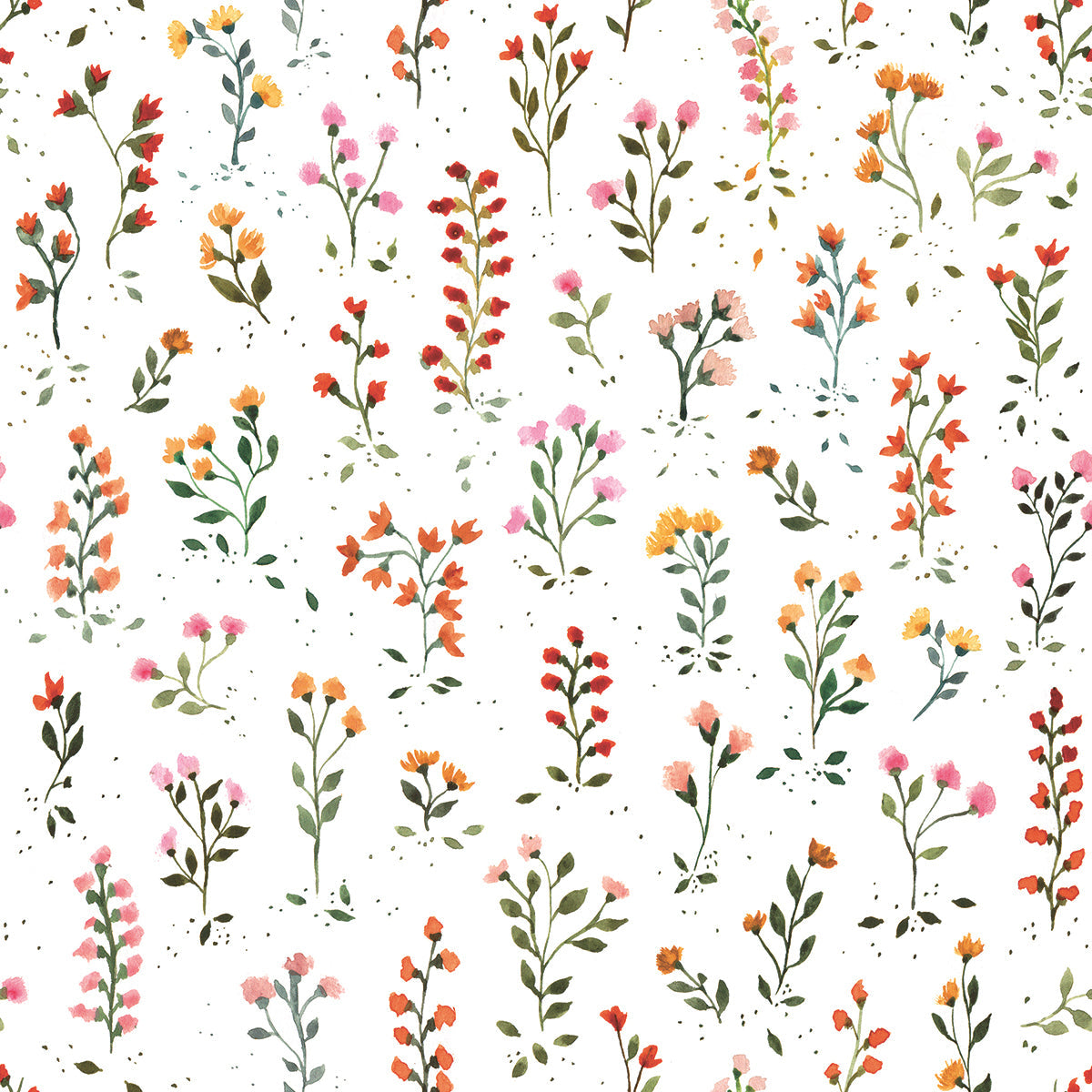 Queyran - Sample Wallpaper, Bucolic Flowers