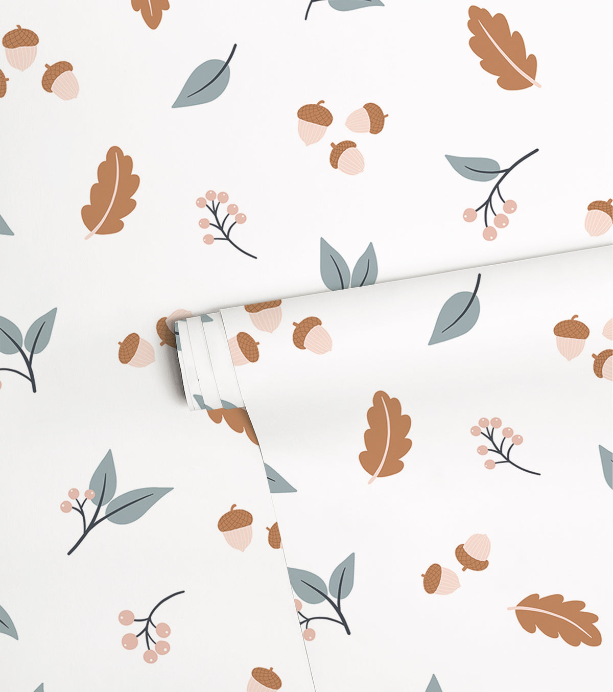 Jöro - Children's Wallpaper - Autumn Pattern