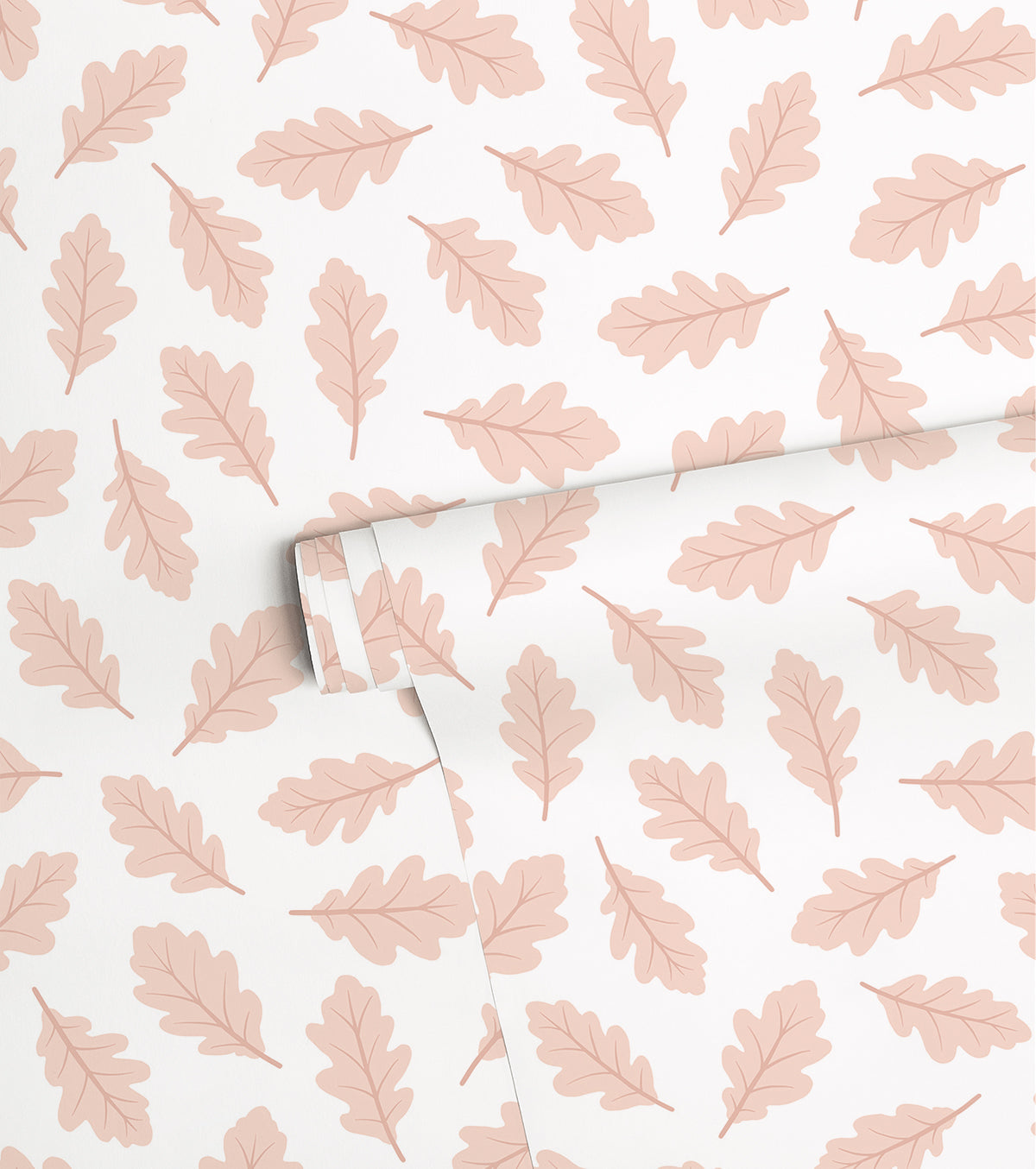 Jöro - Children's Wallpaper - Oak Leaf Pattern