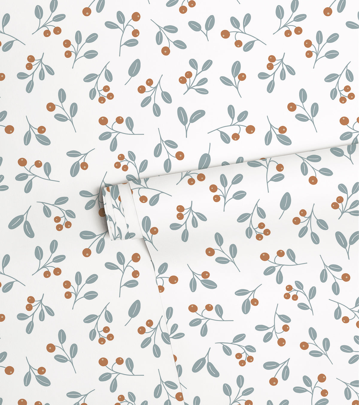 Jöro - Children's Wallpaper - Bay And Leaf Motif