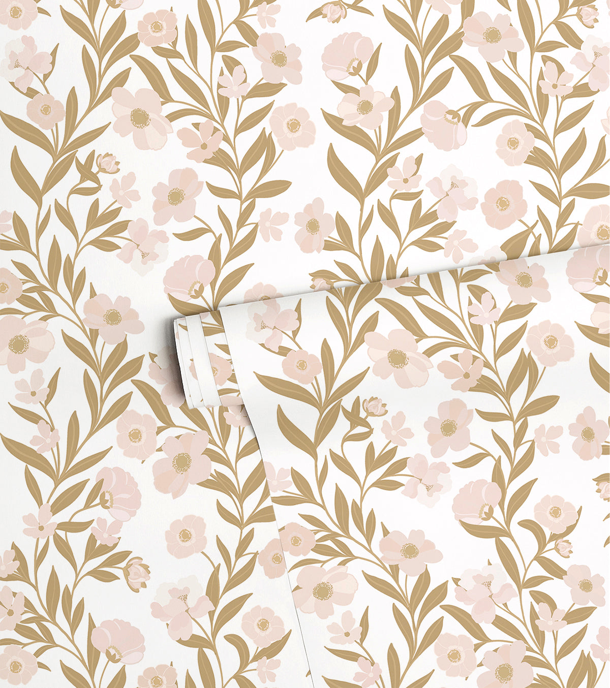 Eleonore - Children's Wallpaper - Flower Garlands