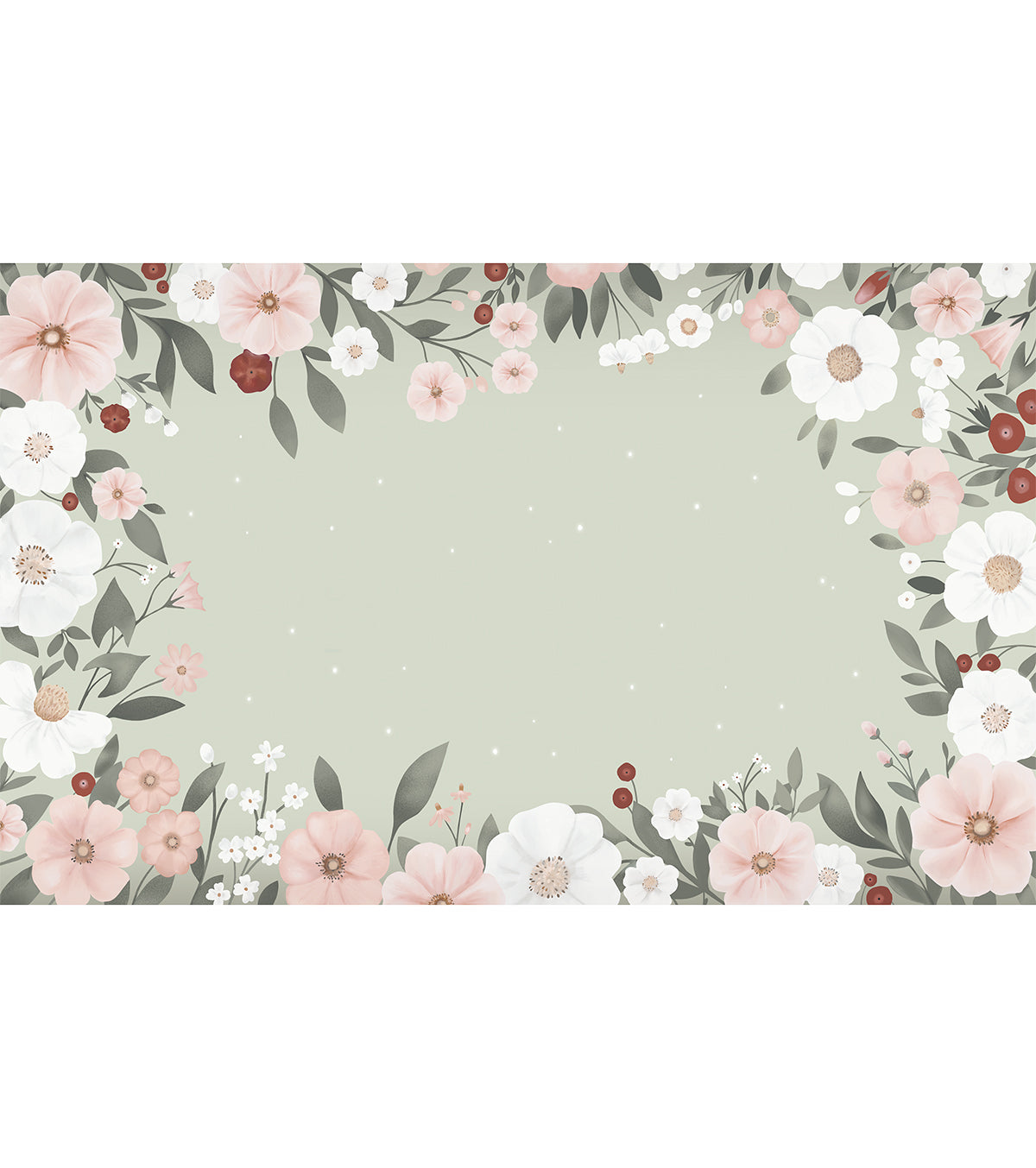 Eden - Panoramic Wallpaper - Harmonie Florale