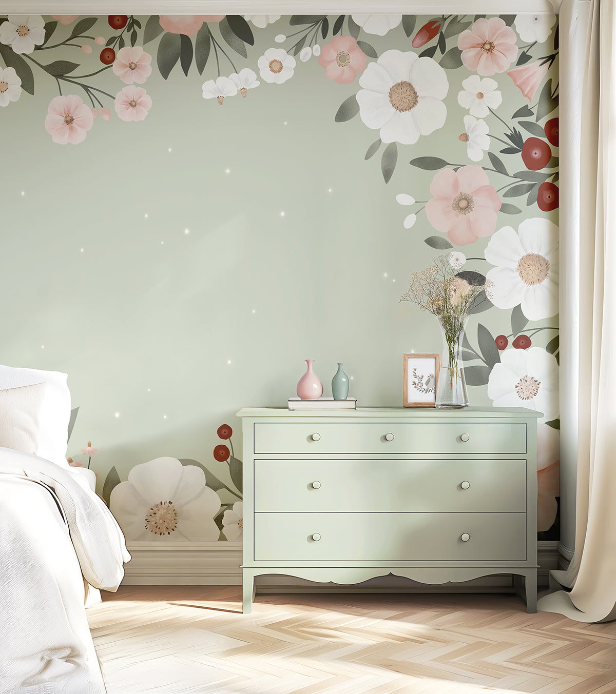 Eden - Panoramic Wallpaper - Harmonie Florale