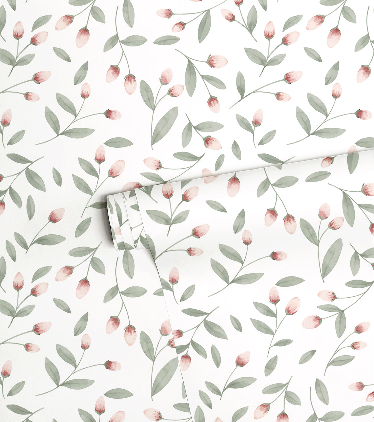 Eden - Children's Wallpaper - Flower Buttons