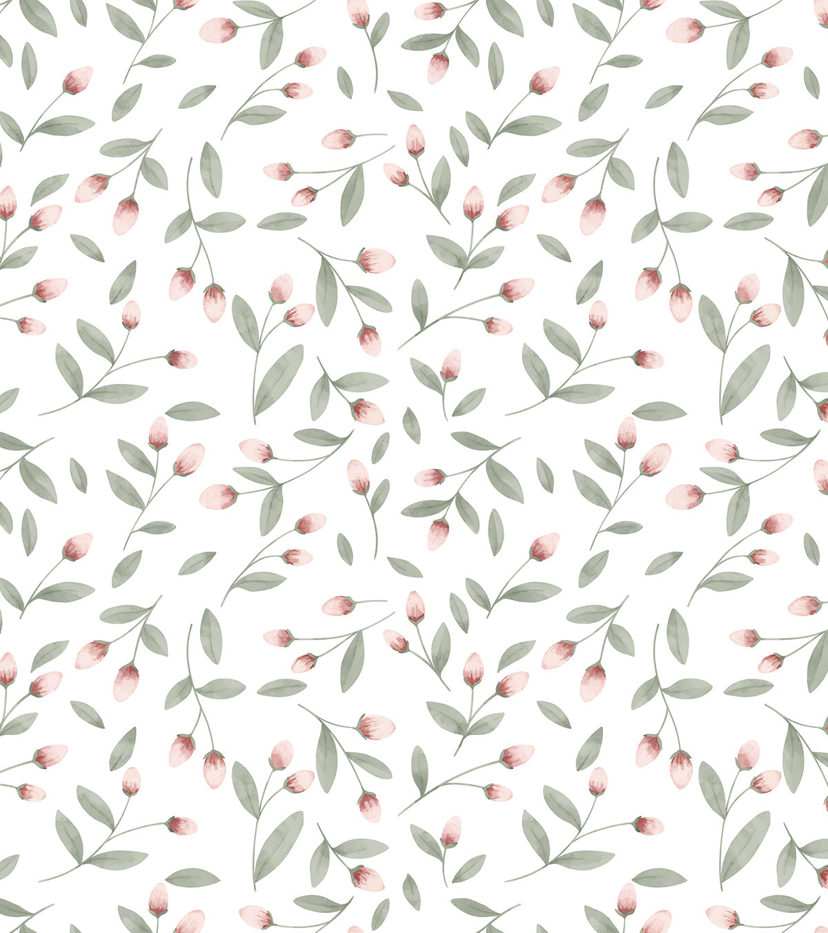 Eden - Children's Wallpaper - Flower Buttons