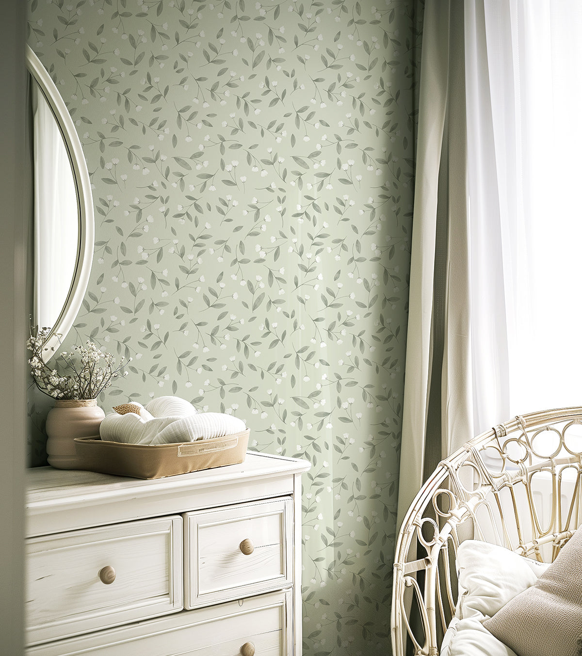 Eden - Children's Wallpaper - Jolis Bourgeons