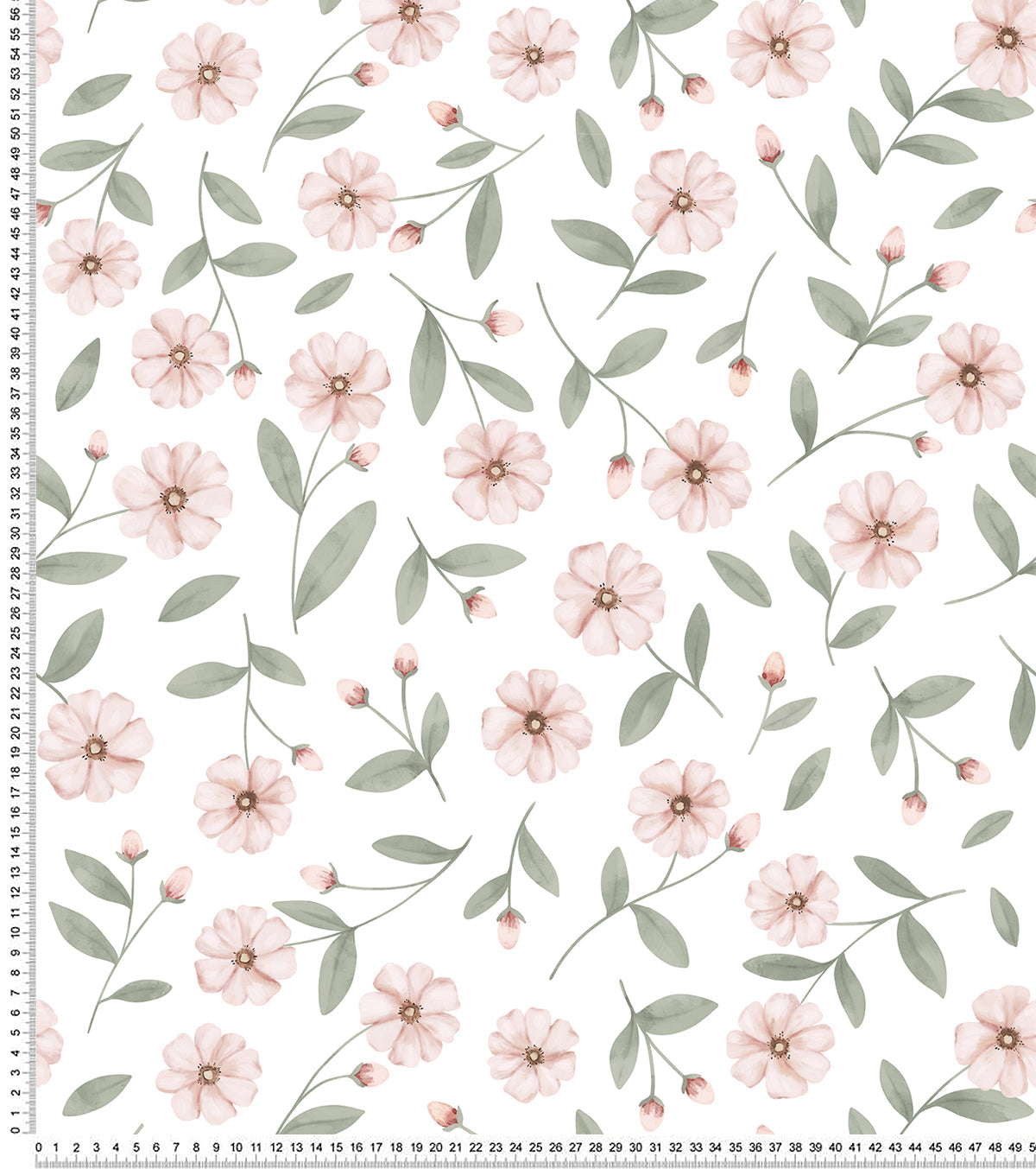 Eden - Children's Wallpaper - Sparkle And Flower Buds