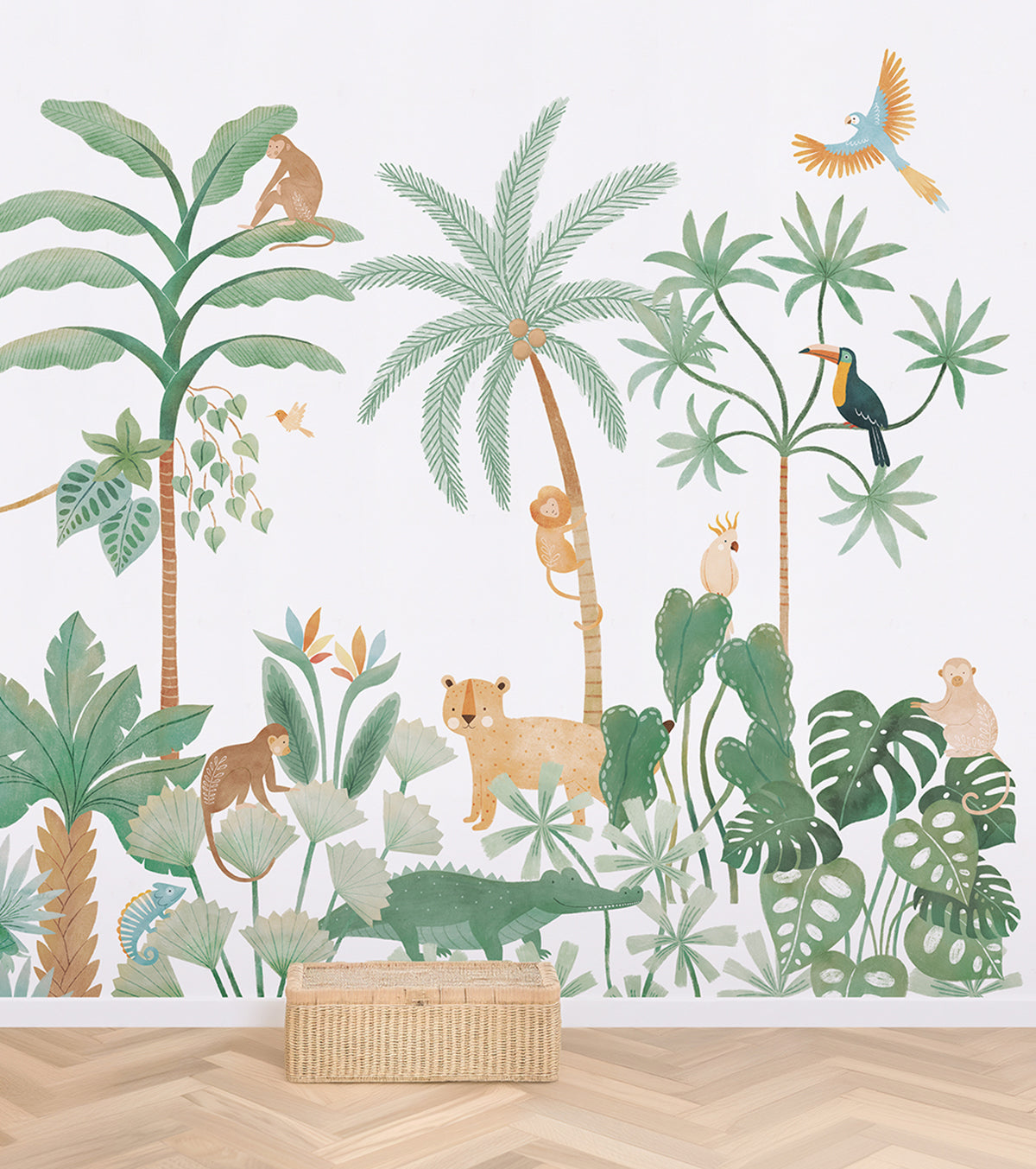 Yatsuni - Panoramic Wallpaper - Jungle Animals