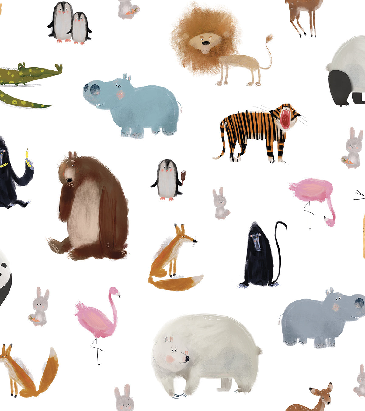 Animalia - Children's Wallpaper - Animals