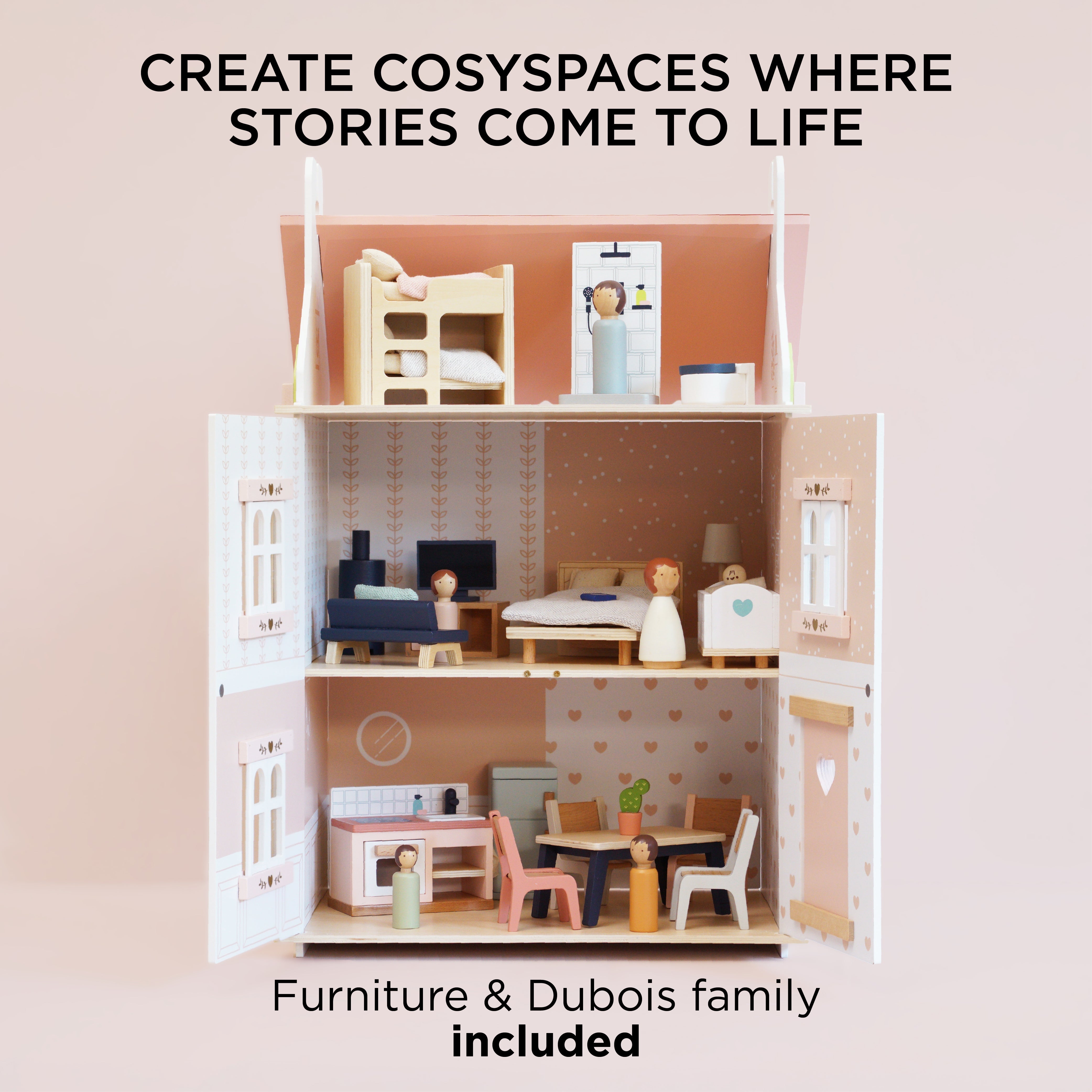 Roseheart Wooden Dolls House