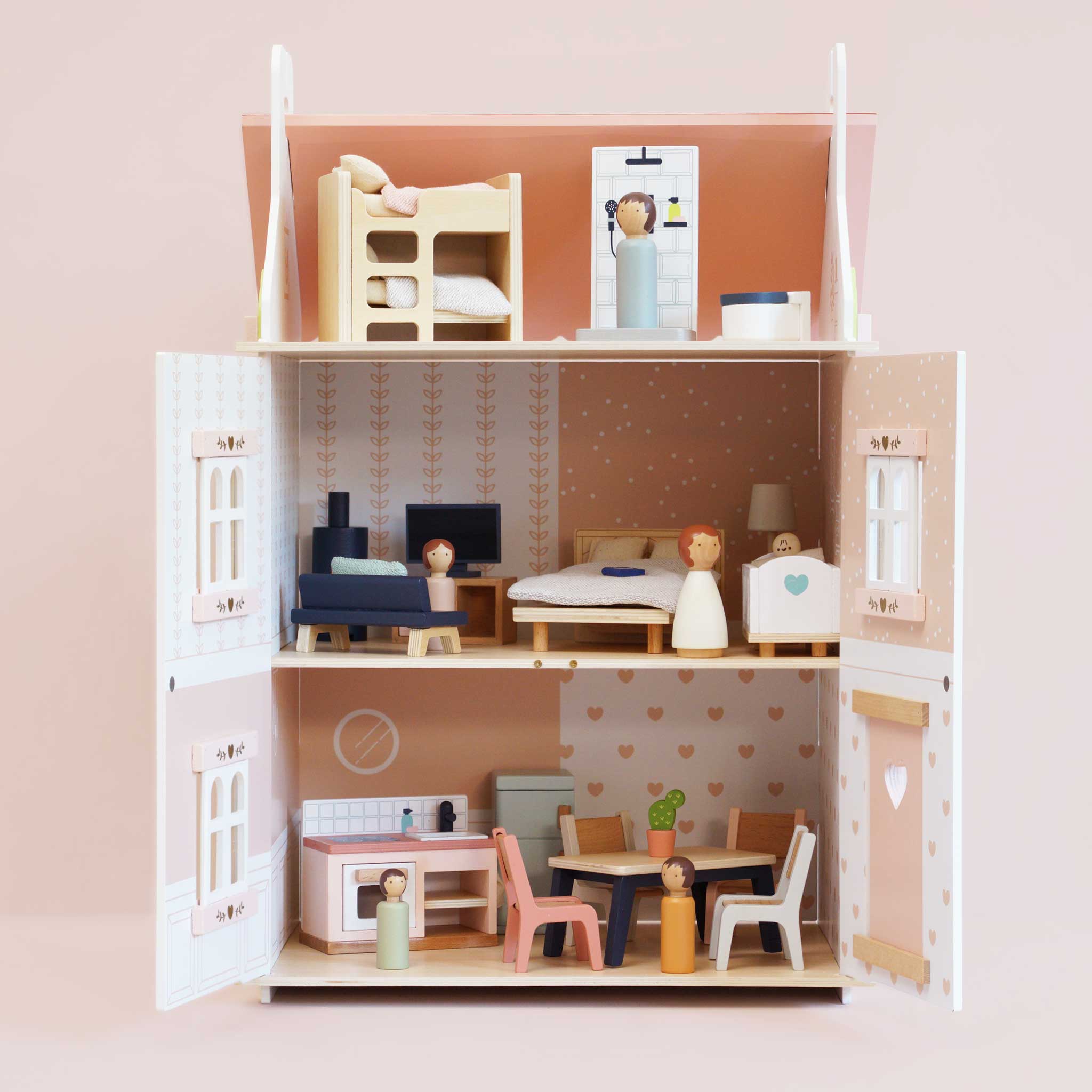 Roseheart Wooden Dolls House