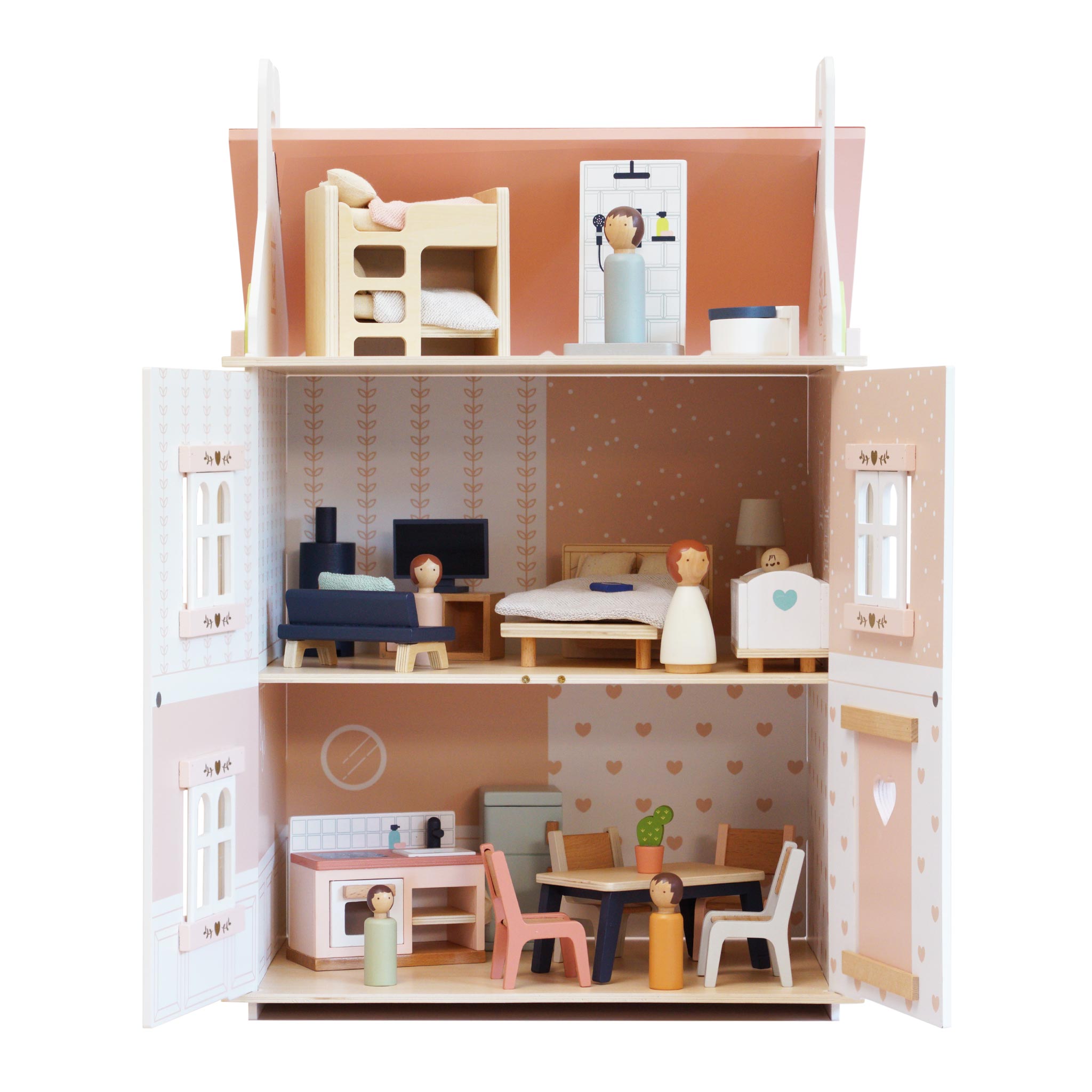 Roseheart Wooden Dolls House