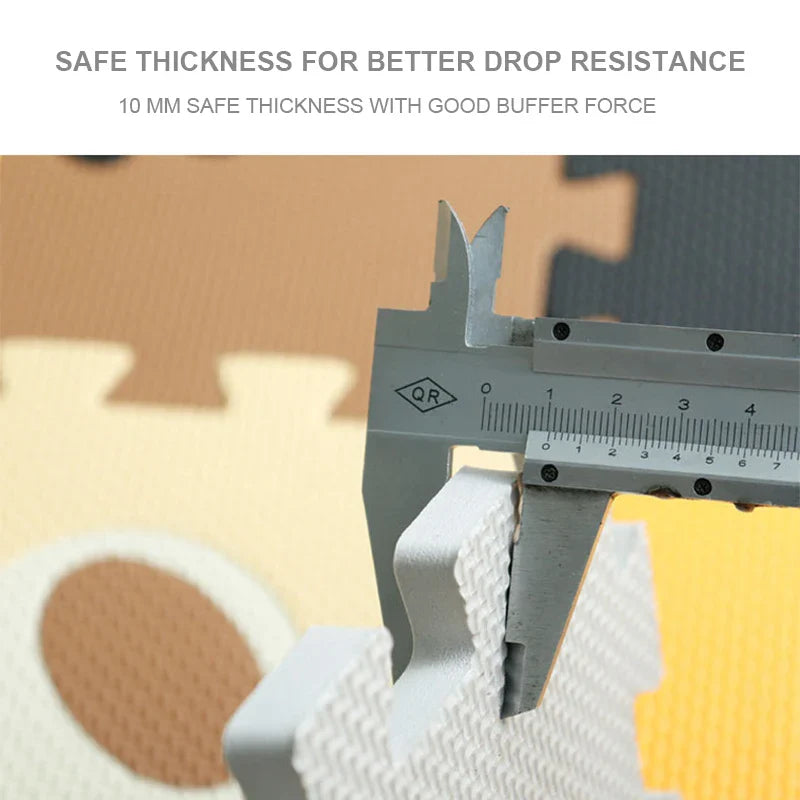 25-pcs Set Modular Play Mat 2 In 1 Puzzle Multivariant