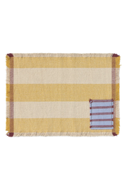 SET OF 2 HANDLOOM PLACEMATS POCKET HONEY