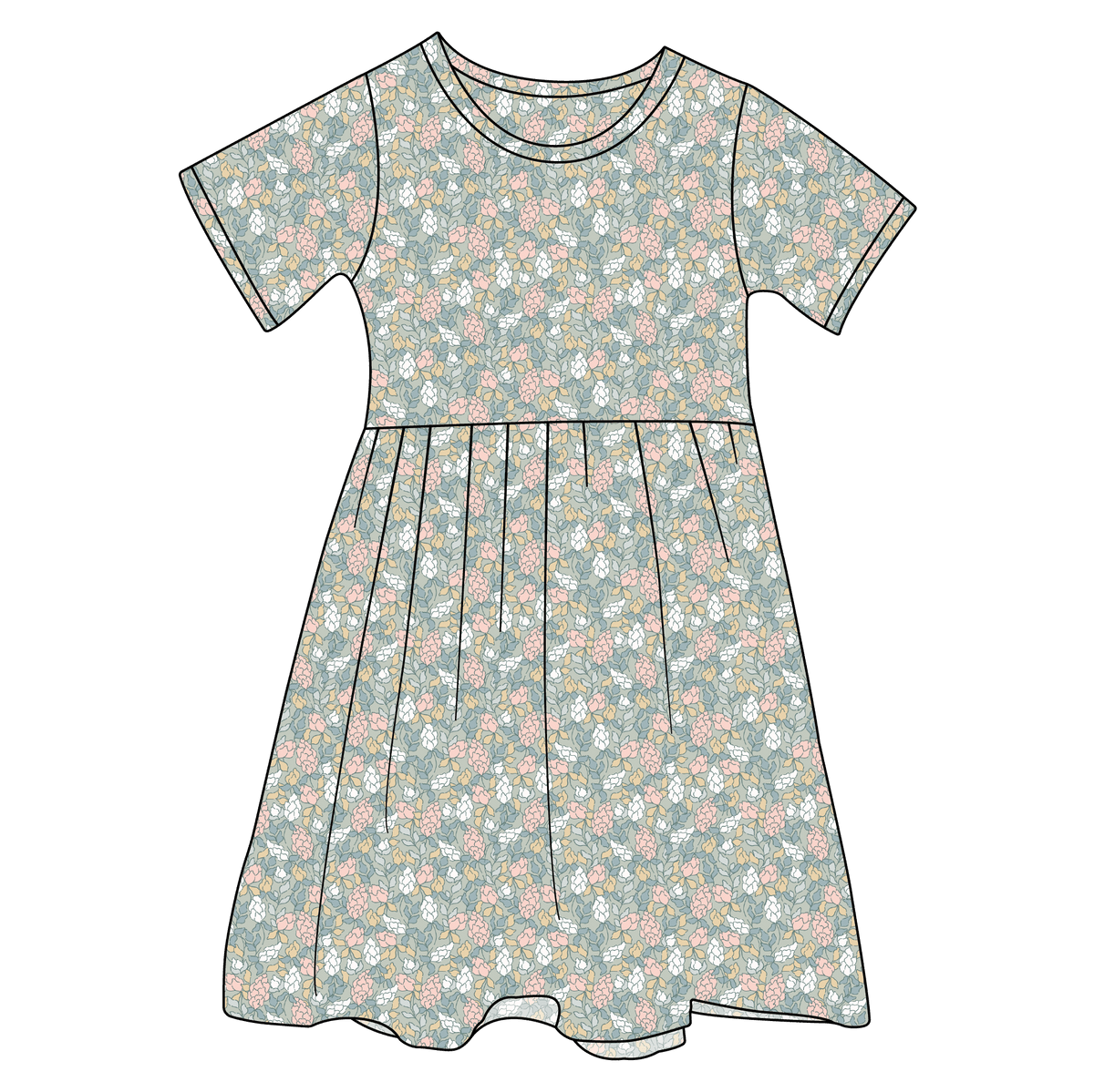Harper Bamboo Ruffle Spin Dress (pre-order)