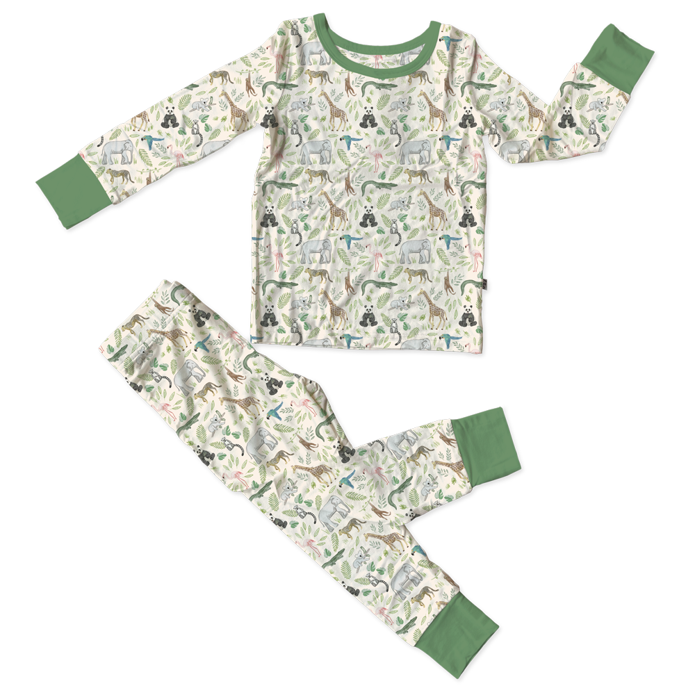 Harvey Safari Animals Bamboo 2-piece Set (pre-order)