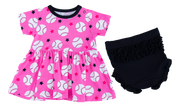 Hayley Birdie Peplum Set