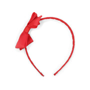 Grosgrain Bow Headband (red)