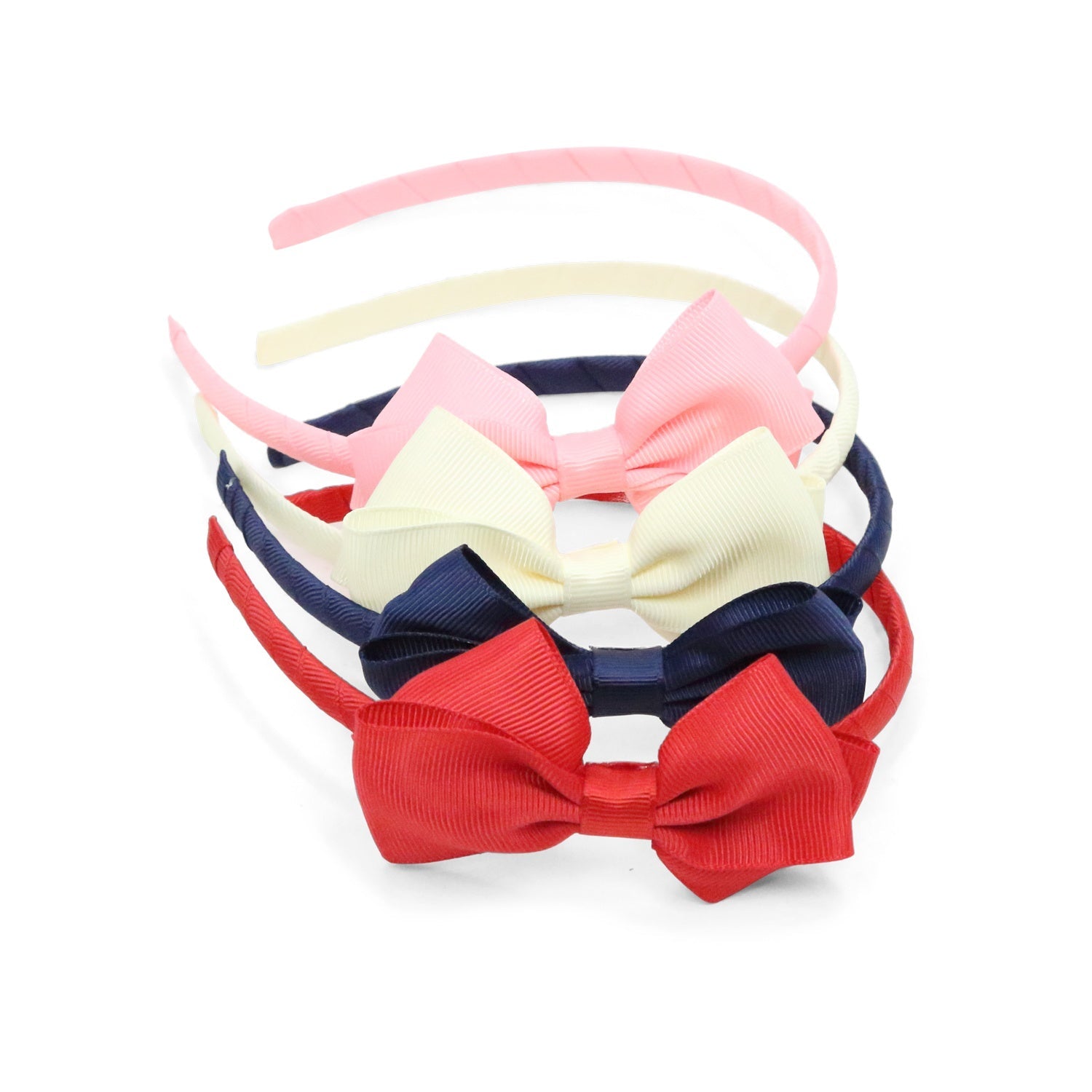Grosgrain Bow Headband (buttercream)