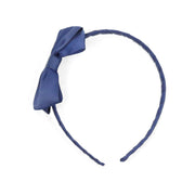 Grosgrain Bow Headband (navy)