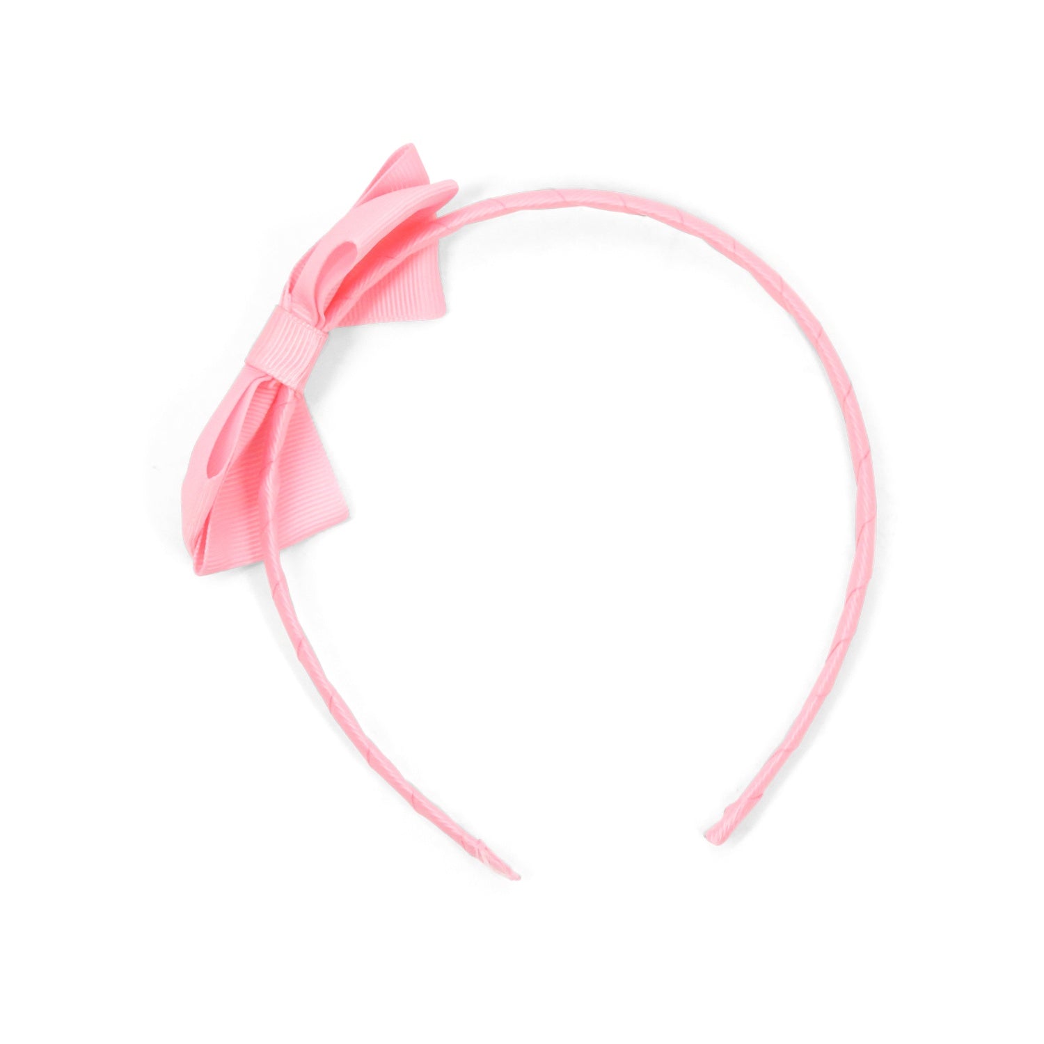 Grosgrain Bow Headband (pink)