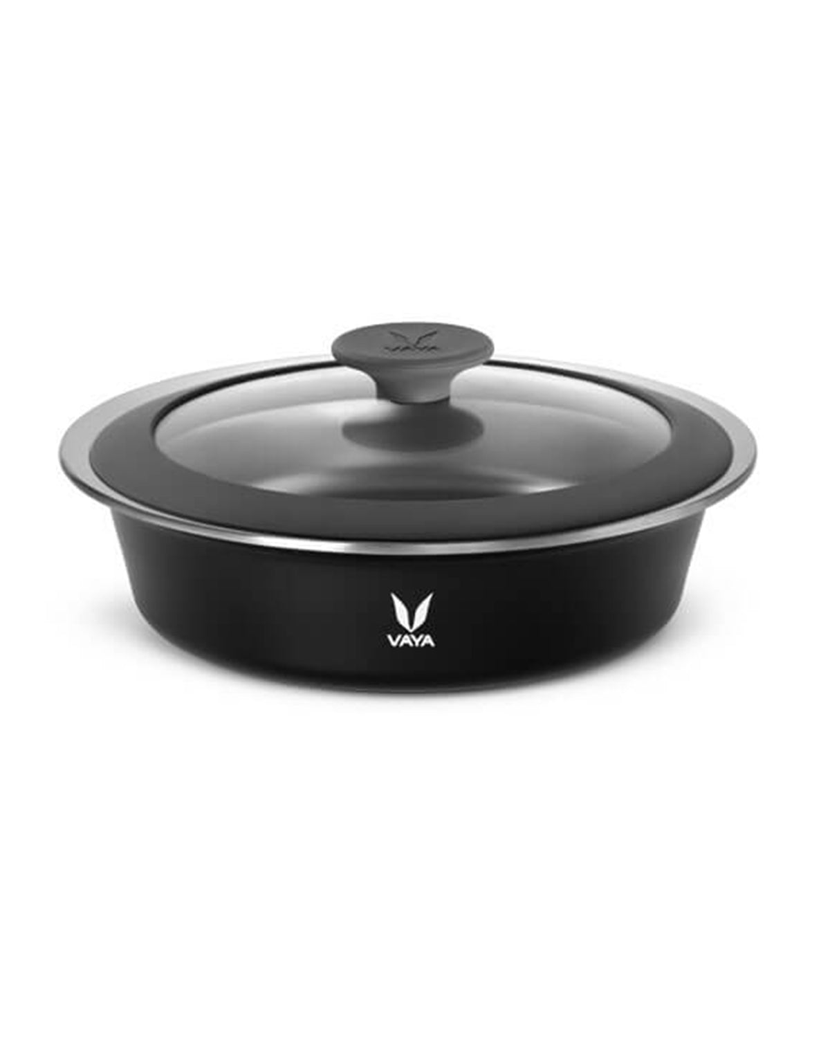 Vaya Hautecase - 37.2 Fl.oz - Sable Black - With Glass Lid
