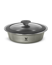 Vaya Hautecase - 37.2 Fl.oz - Cloud Grey - With Glass Lid