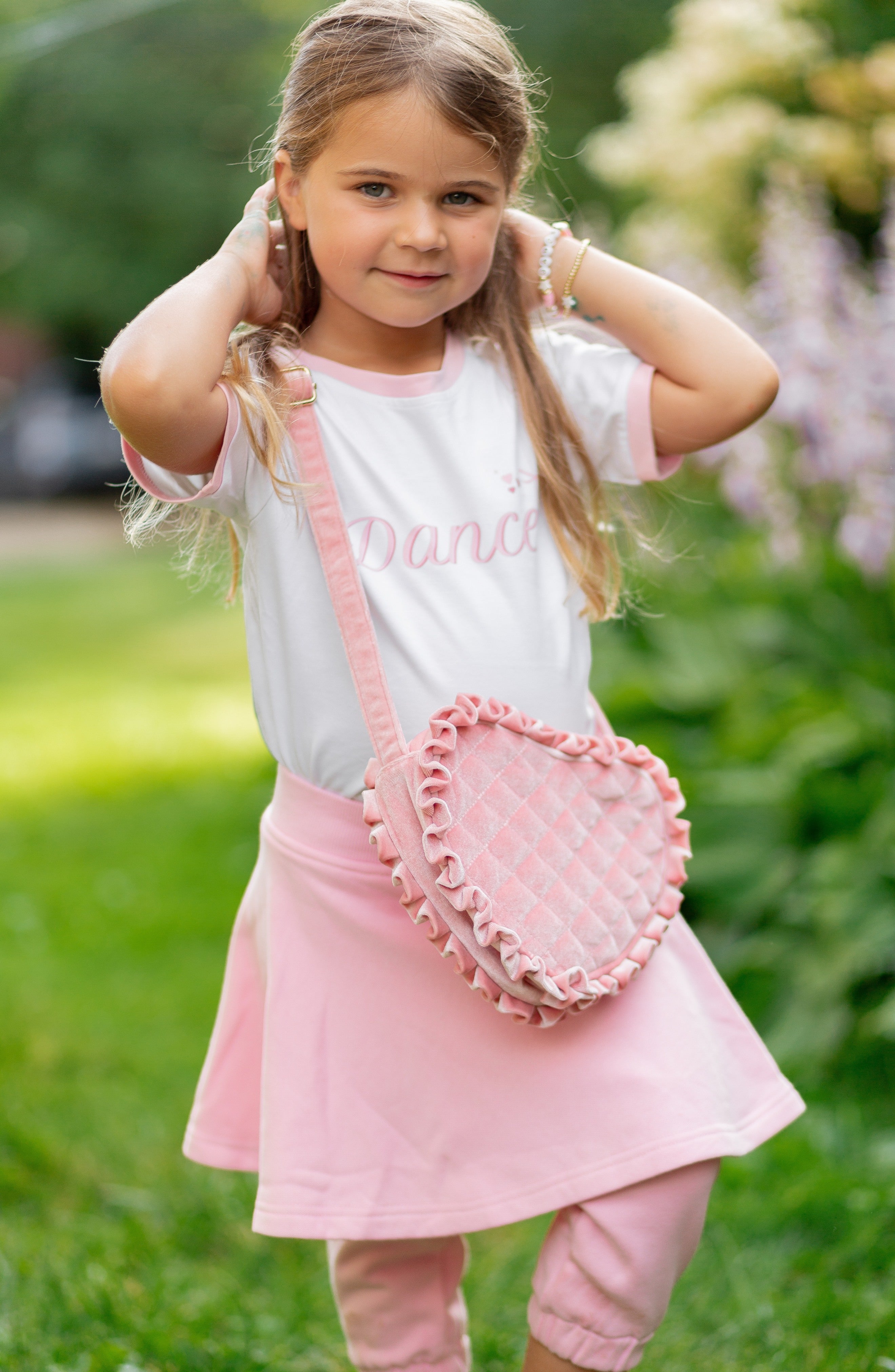Quilted Velvet Heart Purse