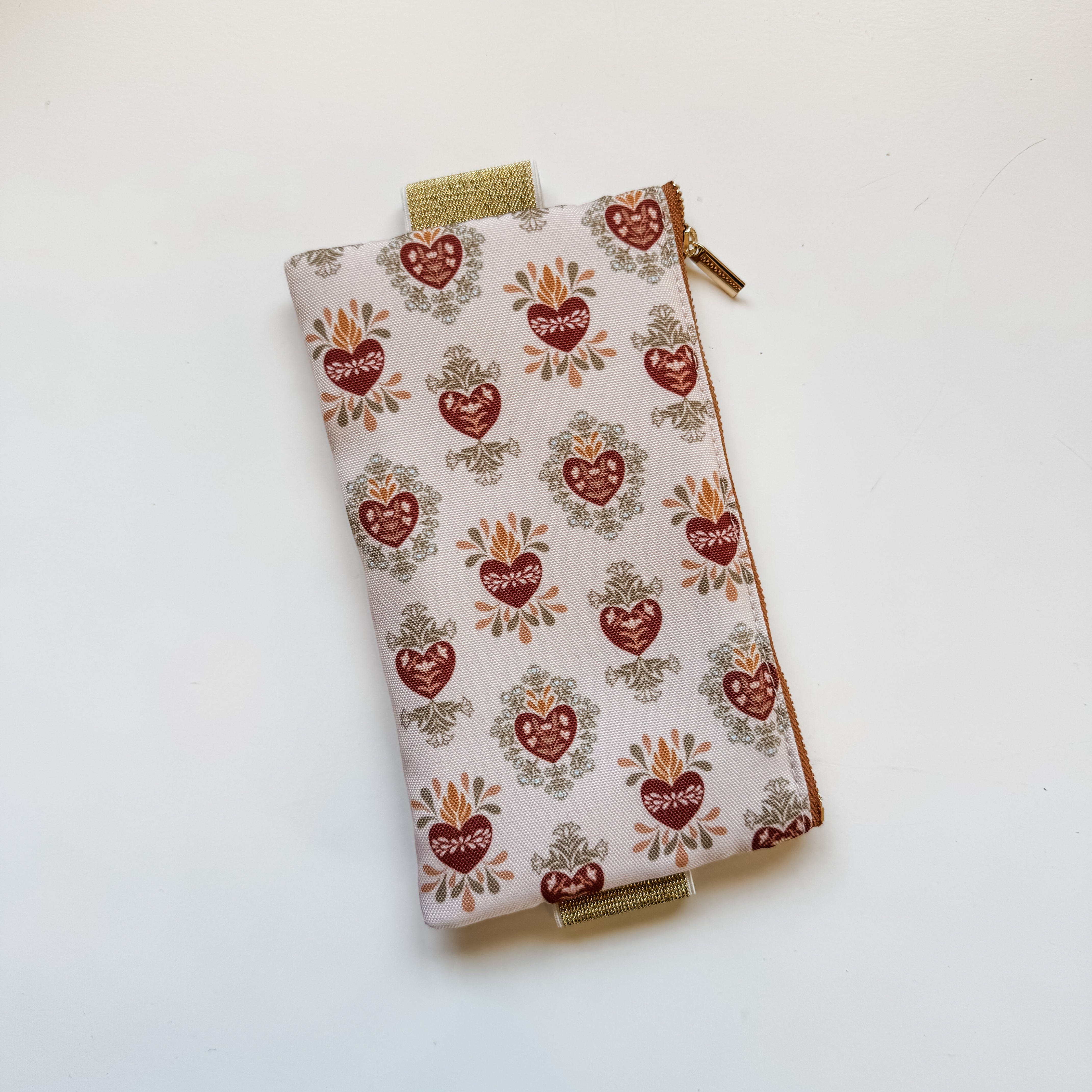 Holy Family Hearts Catholic Bible/planner Pouch