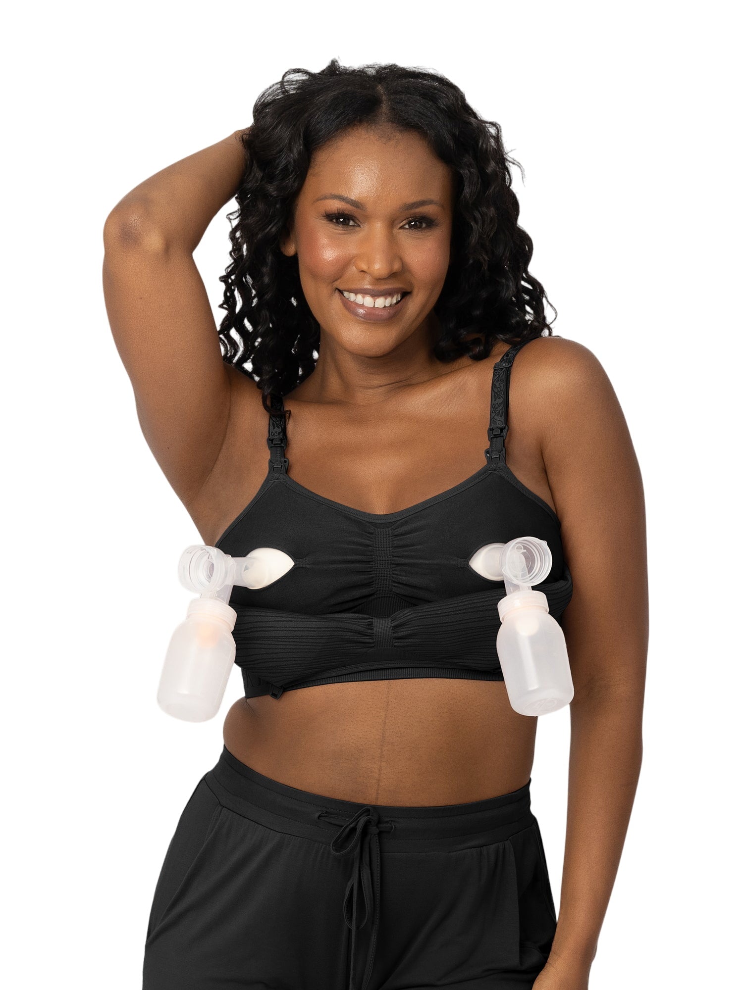 Sublime® Hands-free Pumping & Nursing Bra | Black