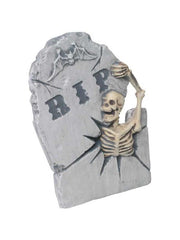 Break-out Skeleton Halloween Tombstone Prop
