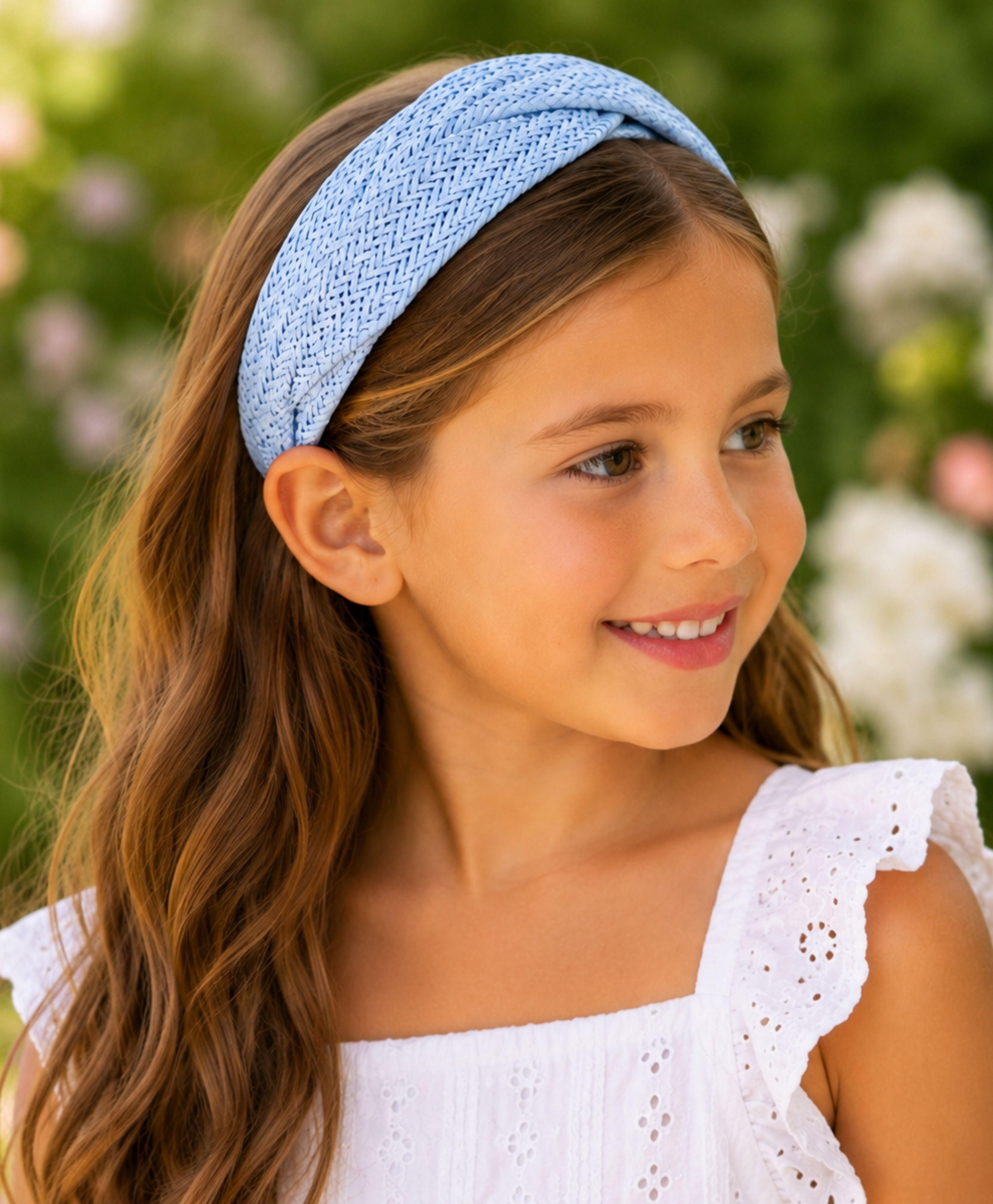 Seaside Waves Headband In Blue