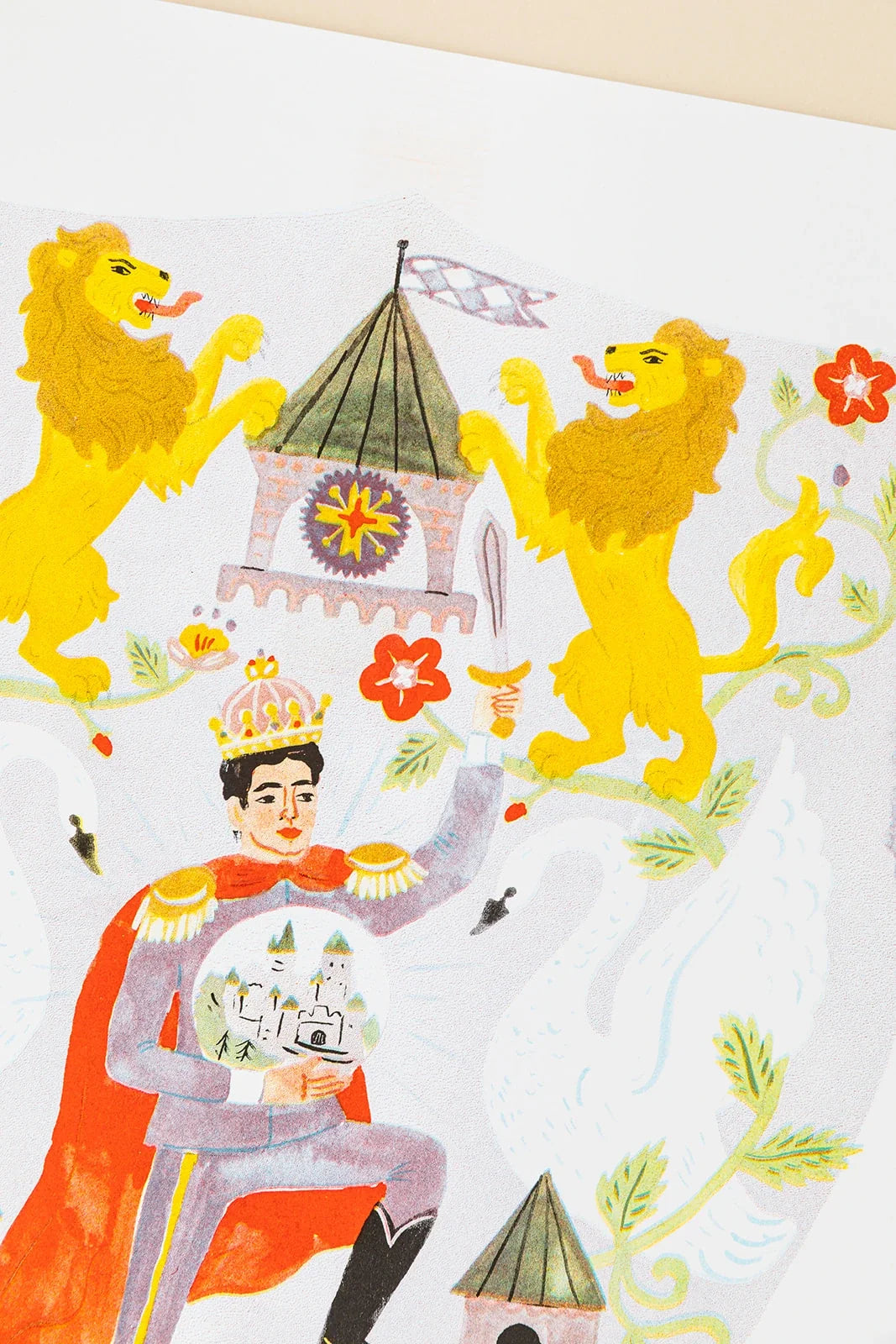 King Ludwig Ii Risograph Print