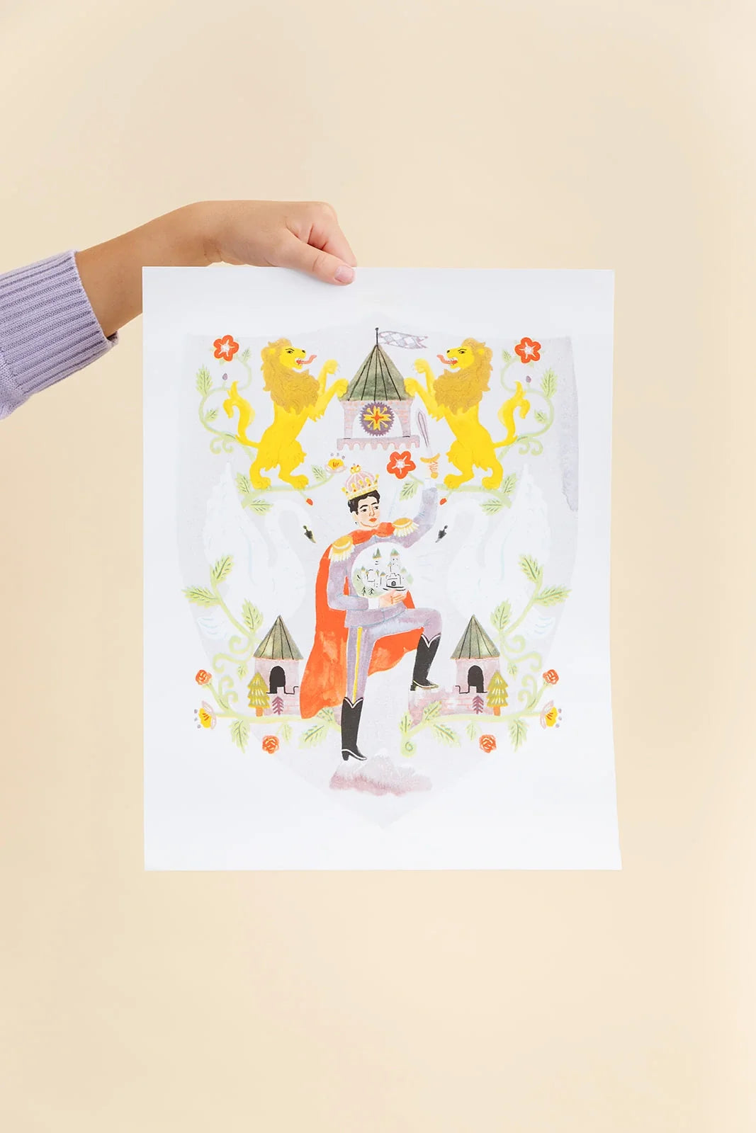 King Ludwig Ii Risograph Print