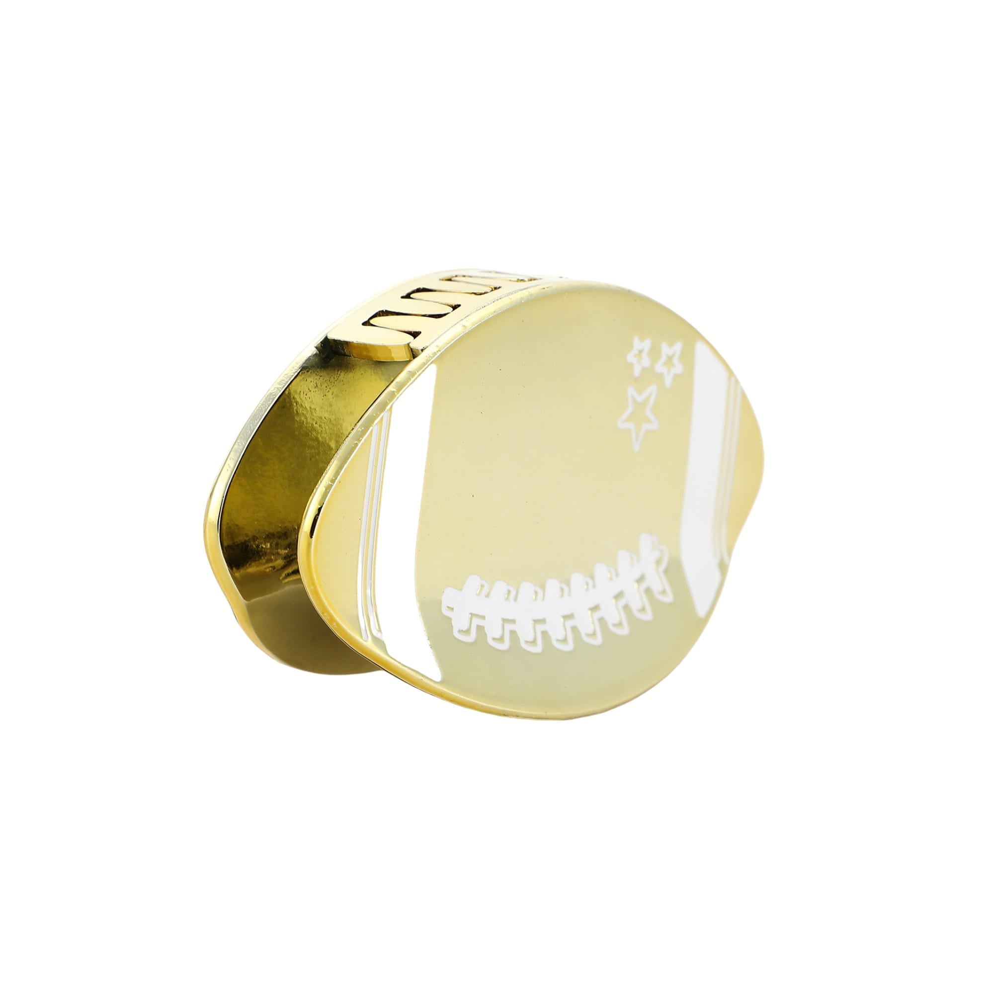 "go For The Gold" Football Hair Claw Clip