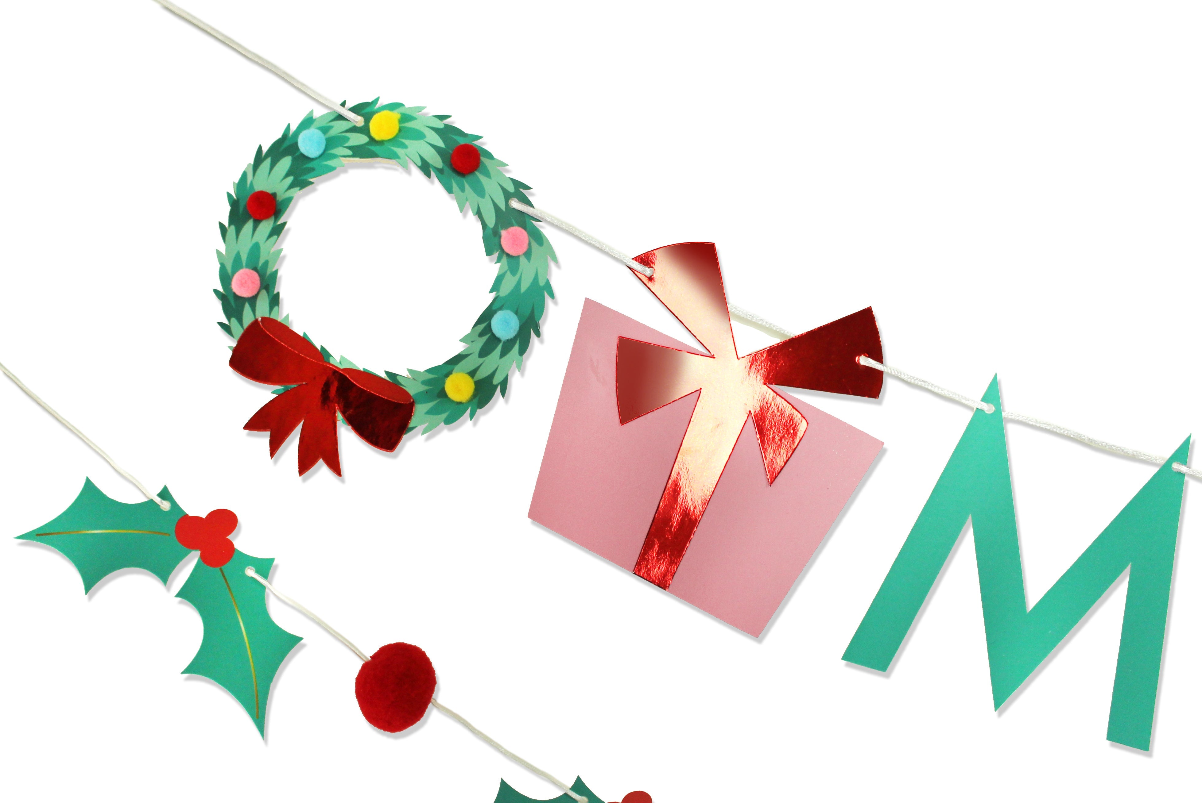 Holly Jolly Christmas - Party Banner