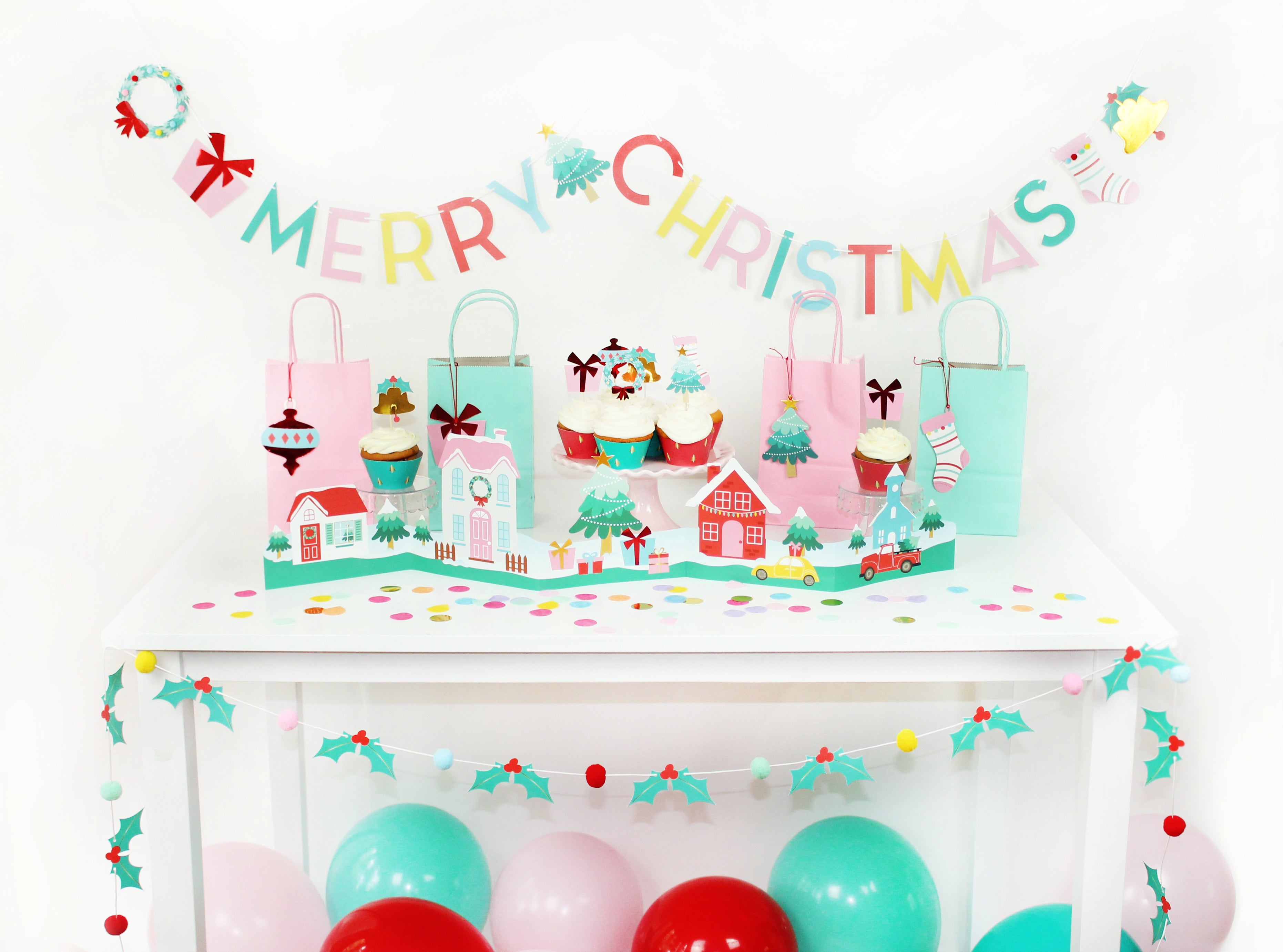 Holly Jolly Christmas - Party Banner