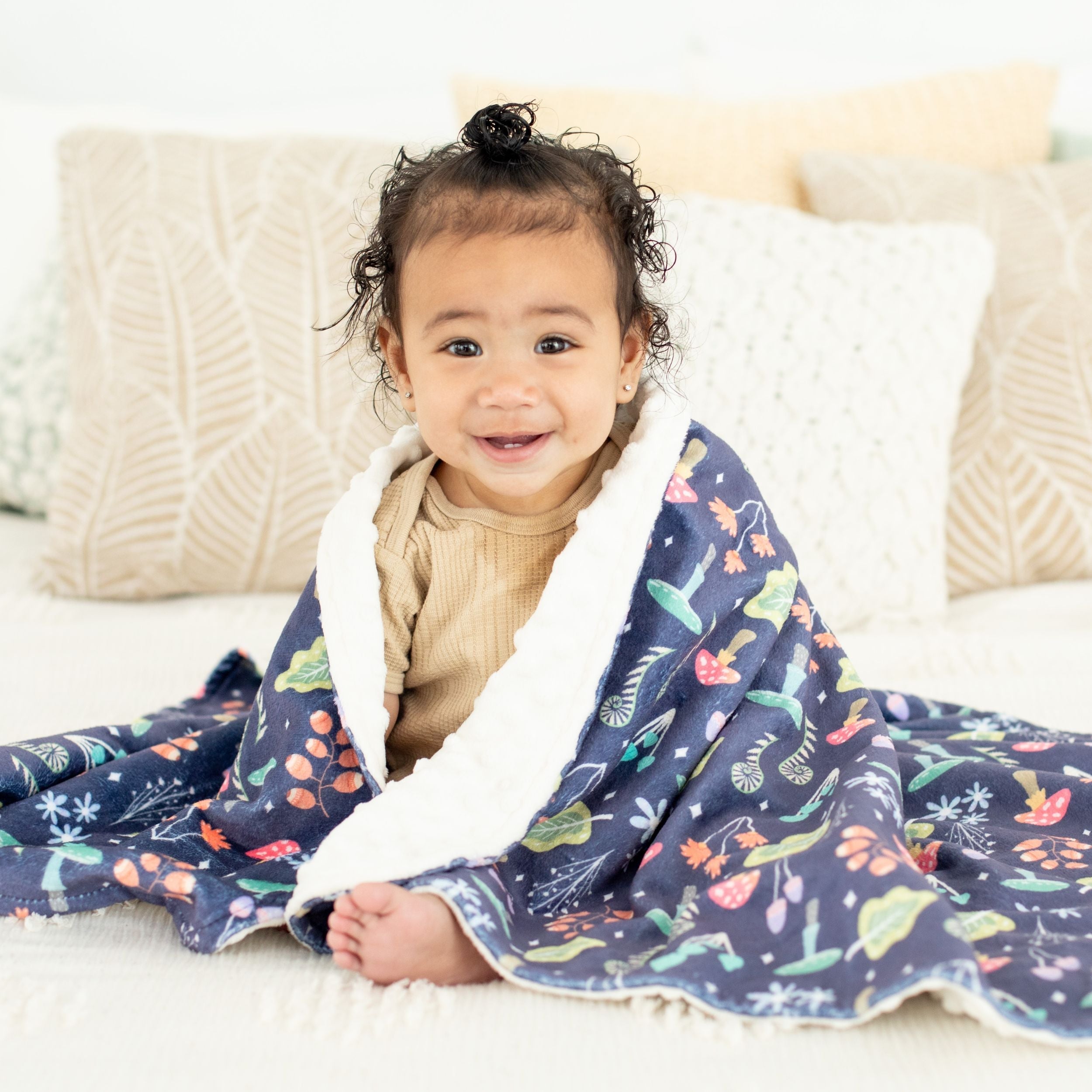 Magic Garden Minky Baby Blanket