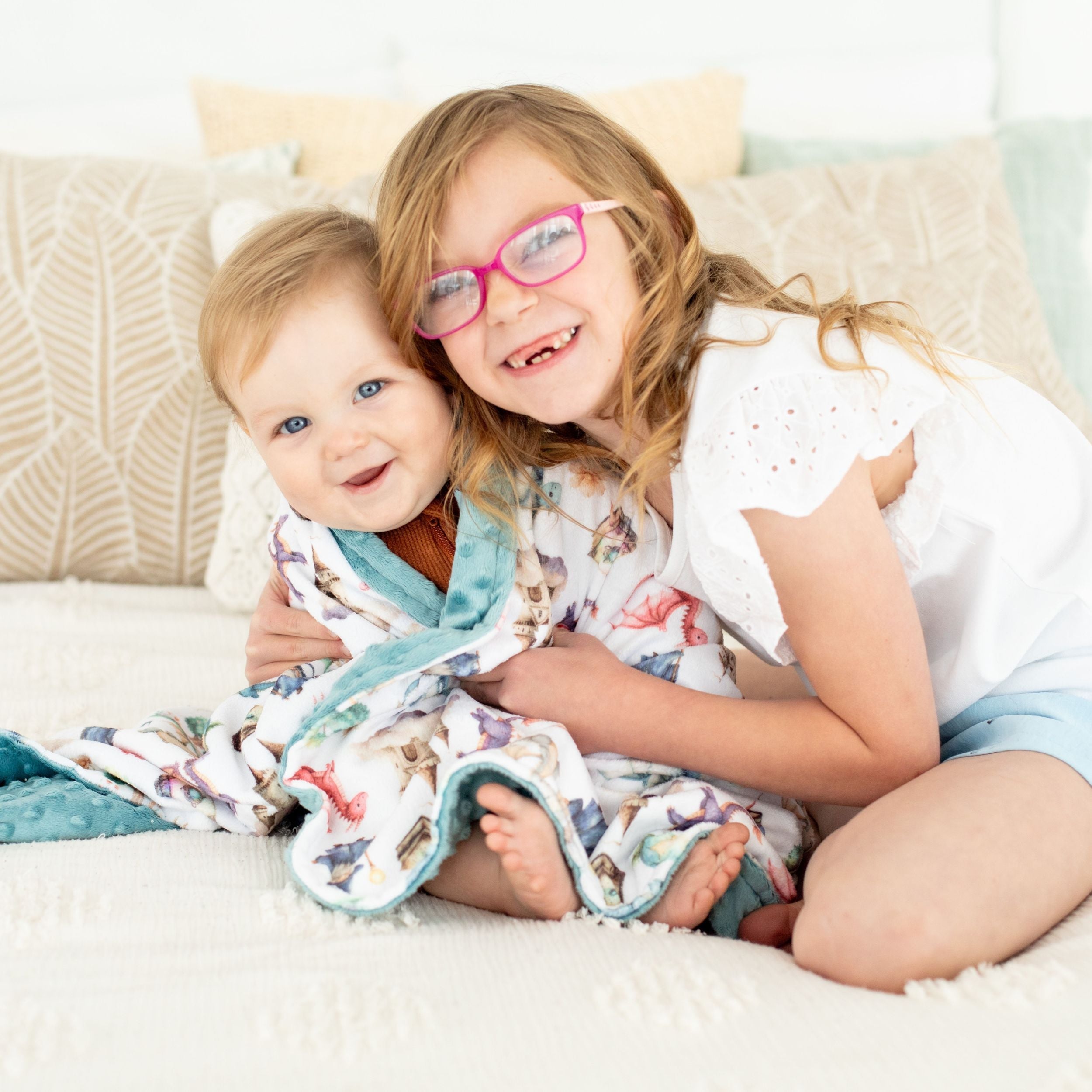 Dragon's Kingdom Minky Baby Blanket