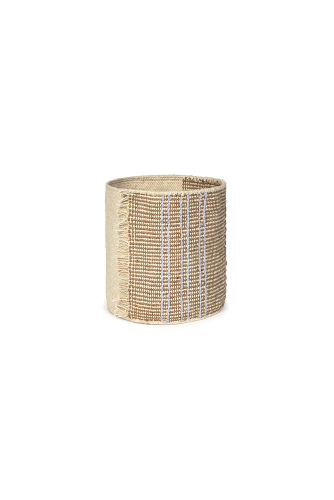 Handloom Mini Basket Jacaranda