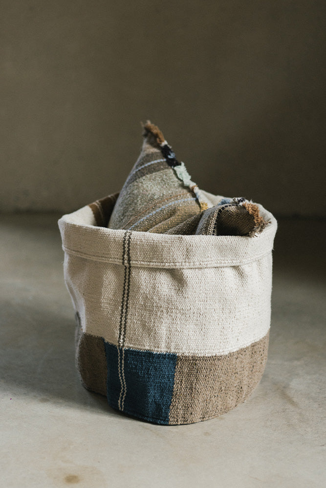 Handloom Basket Nopal